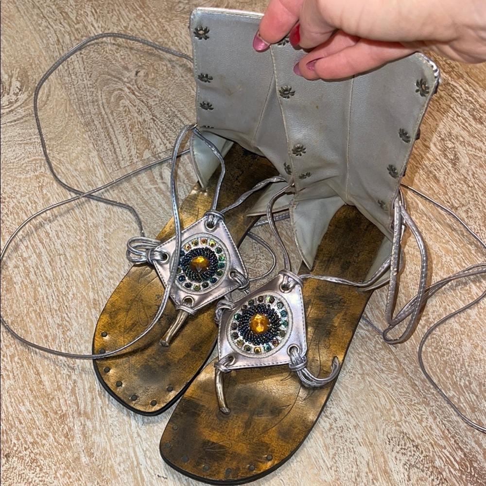 Stylish Women's Sandals with Embellished Accents